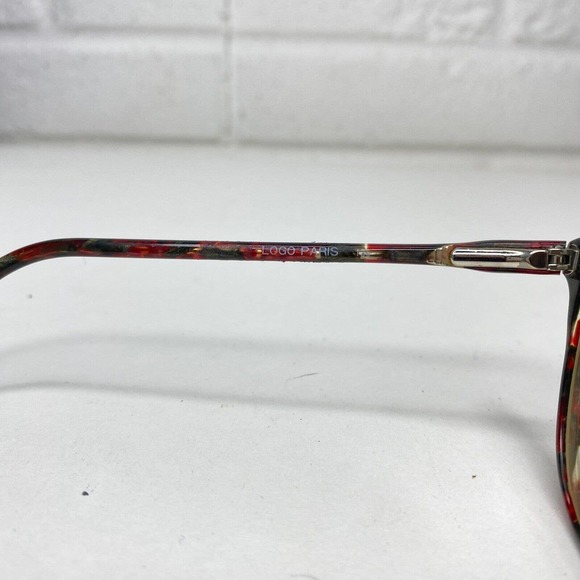 VTG Logo Paris Maroon, Green & Clear Mixed Plastic Eyeglass Frames H2635 - Picture 5 of 7